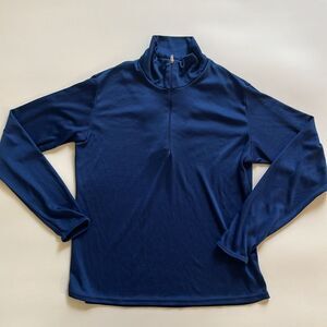 Patagonia Vintage Capilene Half Zip Pullover Men's Baselayer Top Navy Small